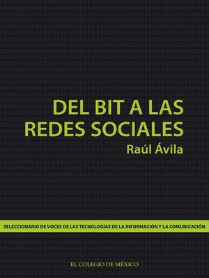 cover image of Del bit a las redes sociales.